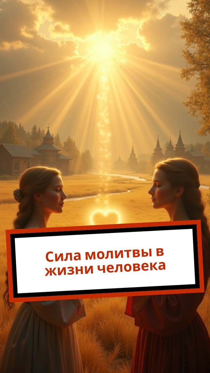 Сила молитвы в жизни человека