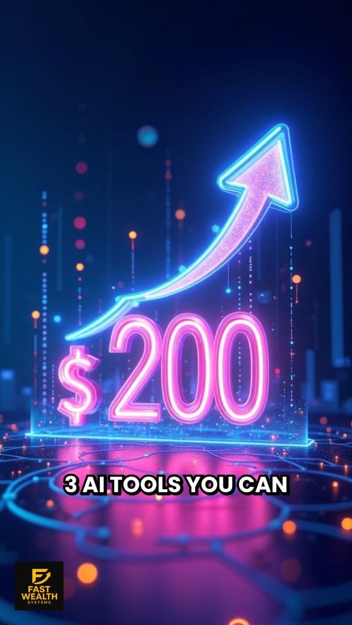 Three AI Tools to Earn $200 Today