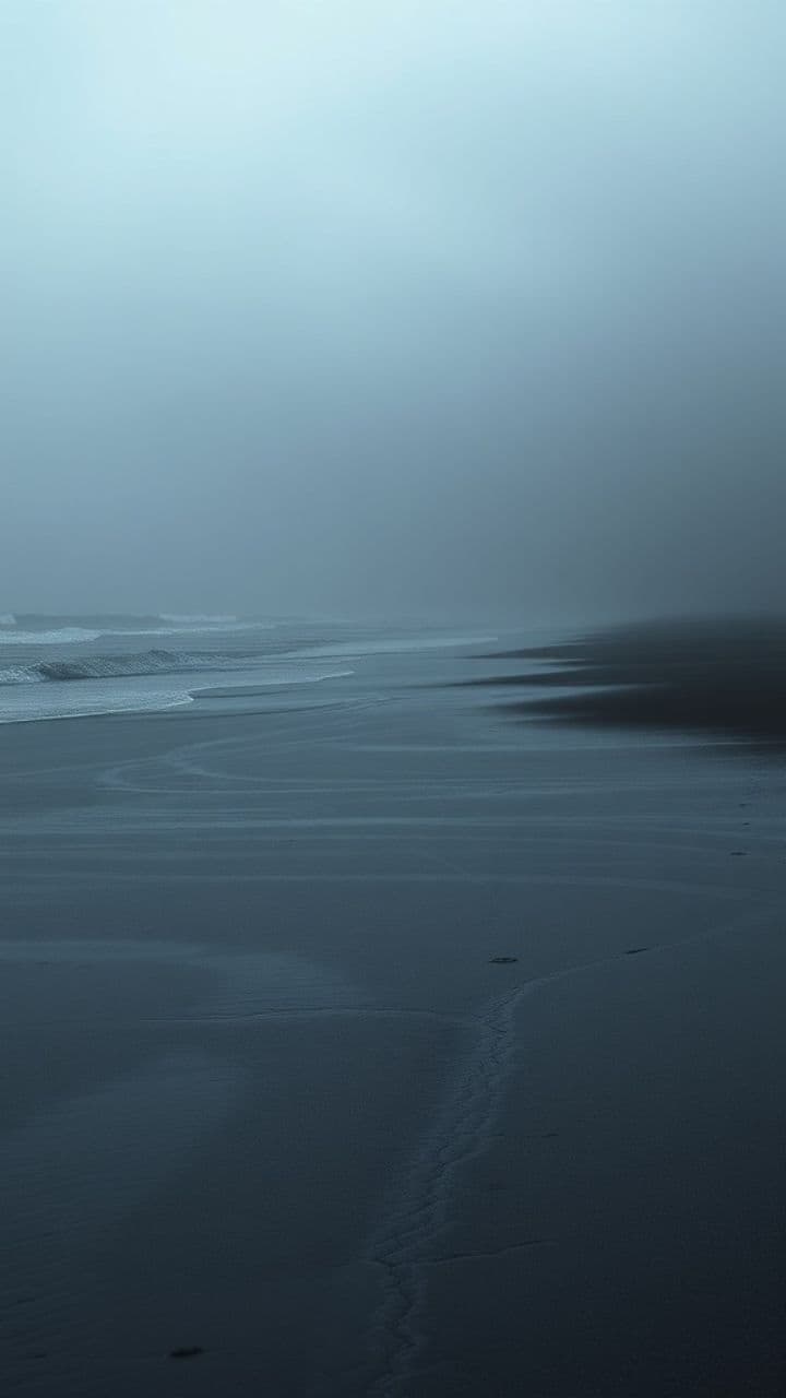 Schatten am Strand von Boltenhagen