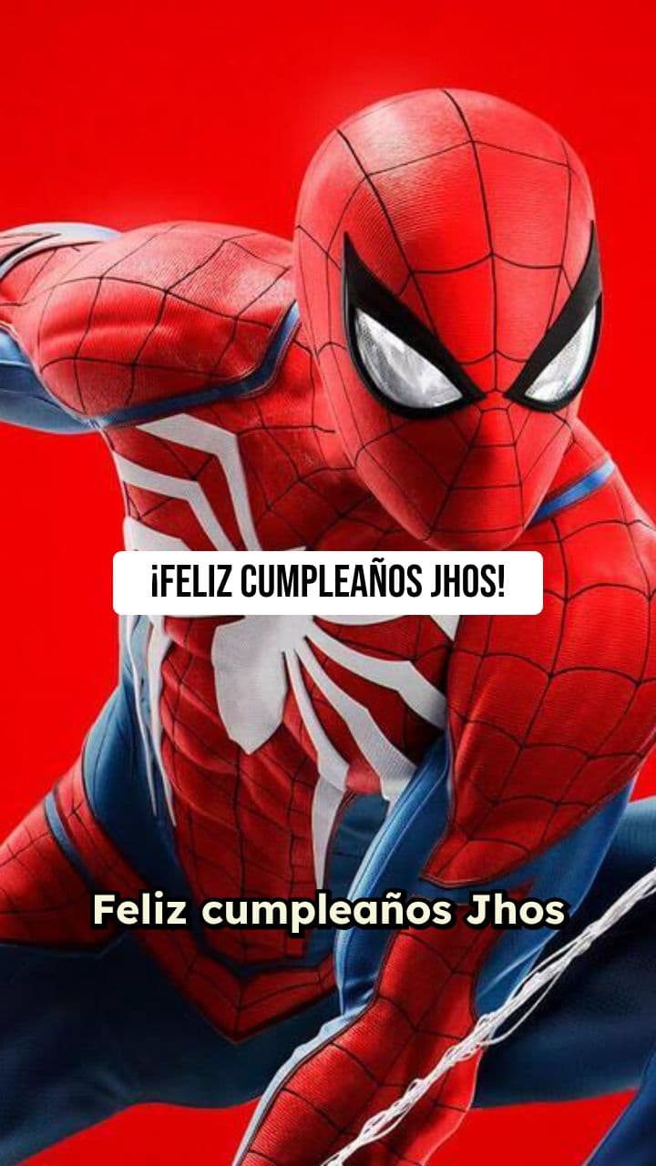 Feliz cumpleaños Jhos