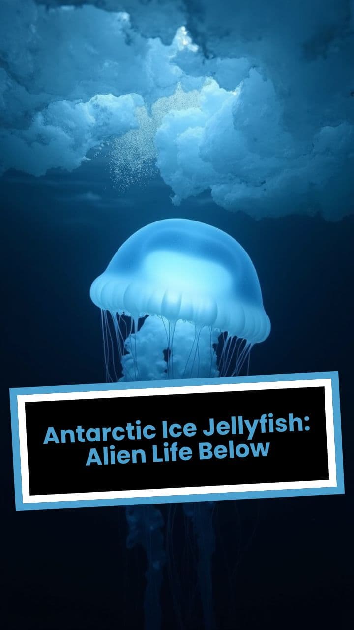 Antarctic Ice Jellyfish: Alien Life Below