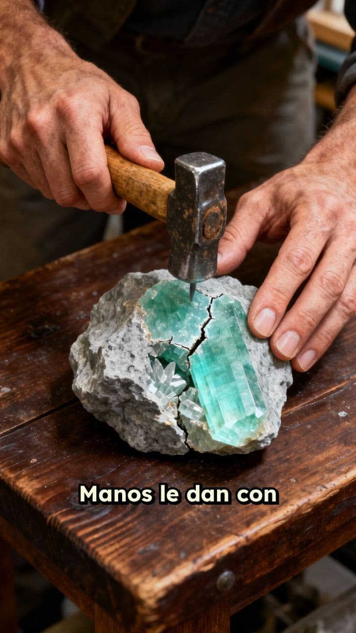 Golpes de Martillo en Berilo ASMR