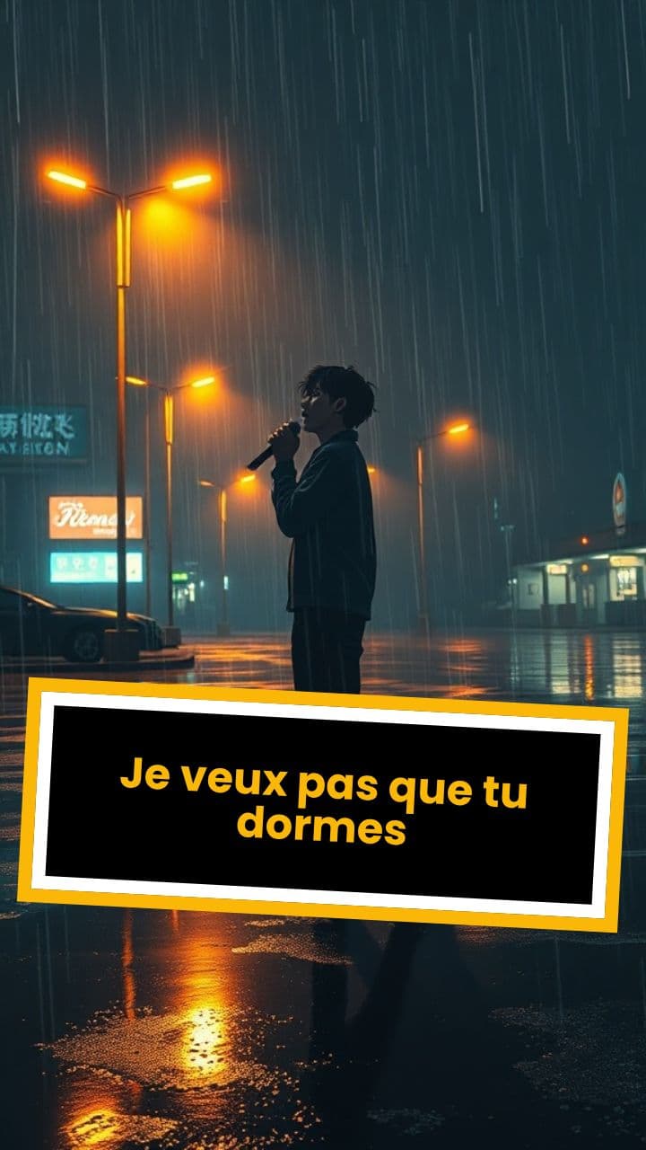 Je veux pas que tu dormes