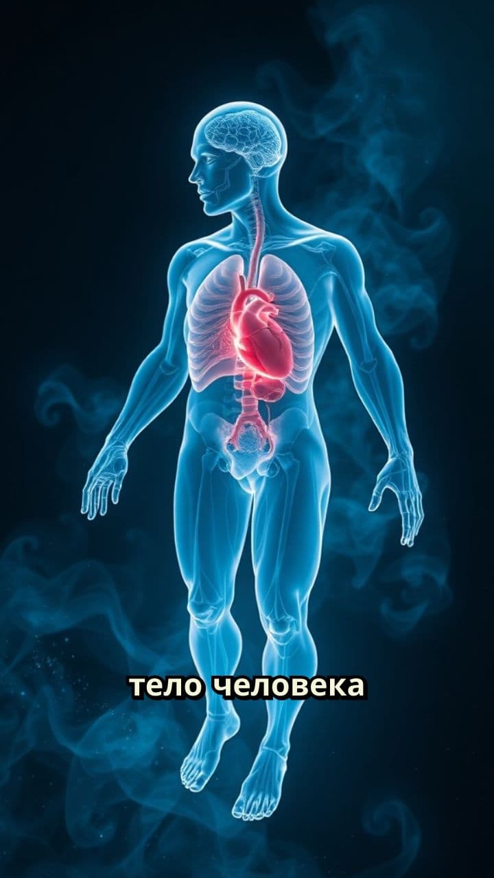 Крутящийся человек с органами