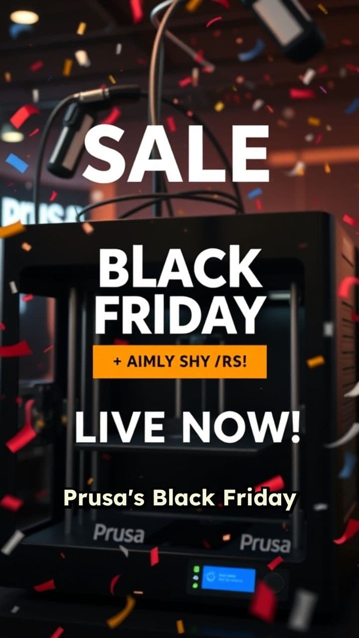 Prusa's Black Friday Sale is Live!