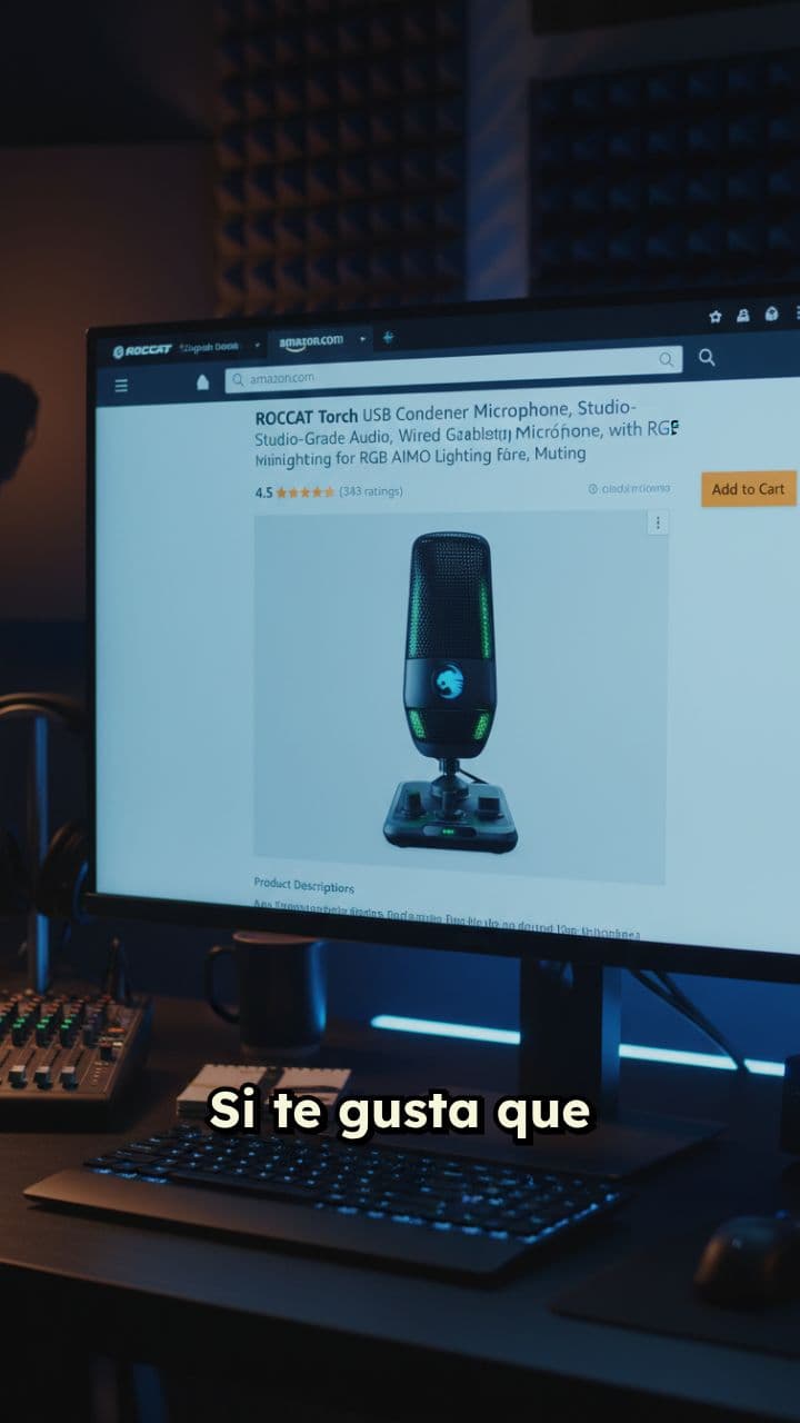 Micrófono ideal para grabaciones en casa