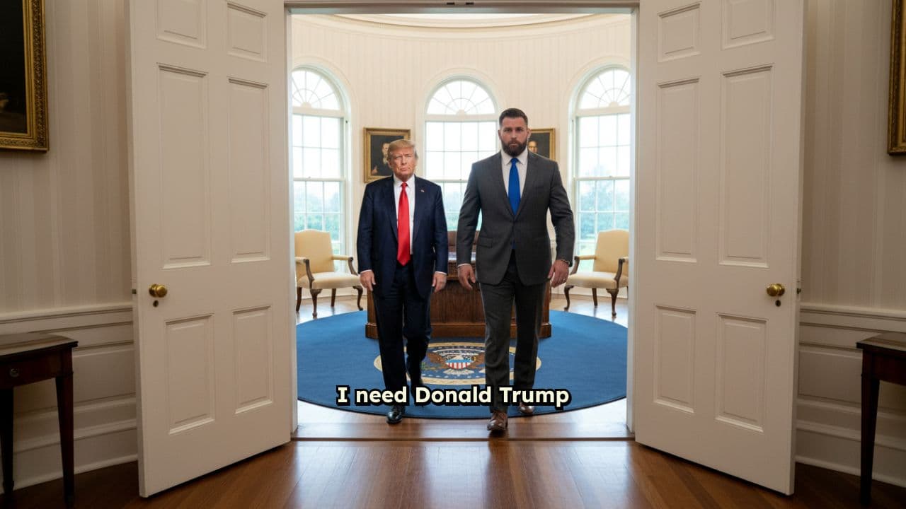Trump and Vance Enter Oval Office
