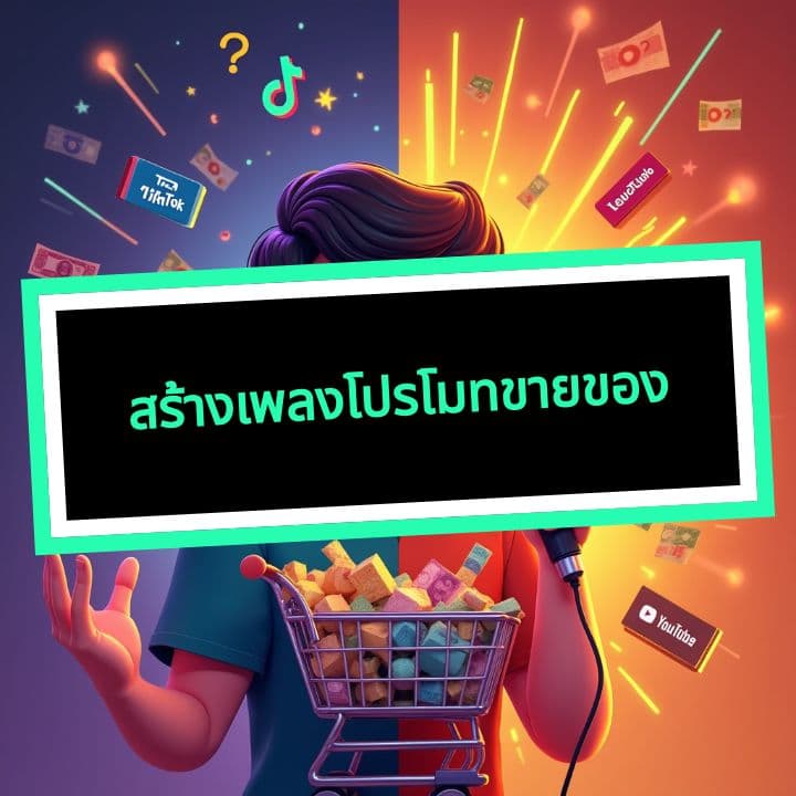 สร้างเพลงโปรโมทขายของ