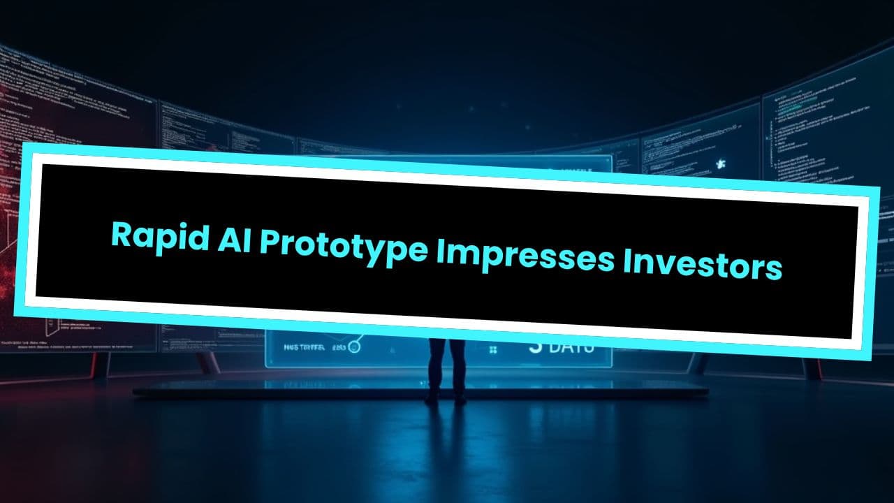 Rapid AI Prototype Impresses Investors