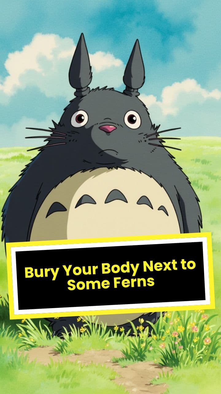 Bury Your Body Next to Some Ferns