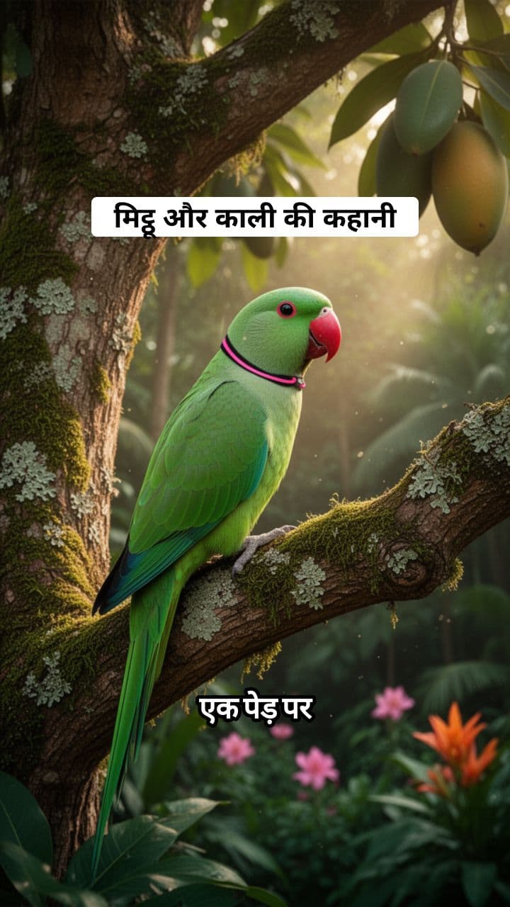 मिट्ठू और काली की सच्ची दोस्ती