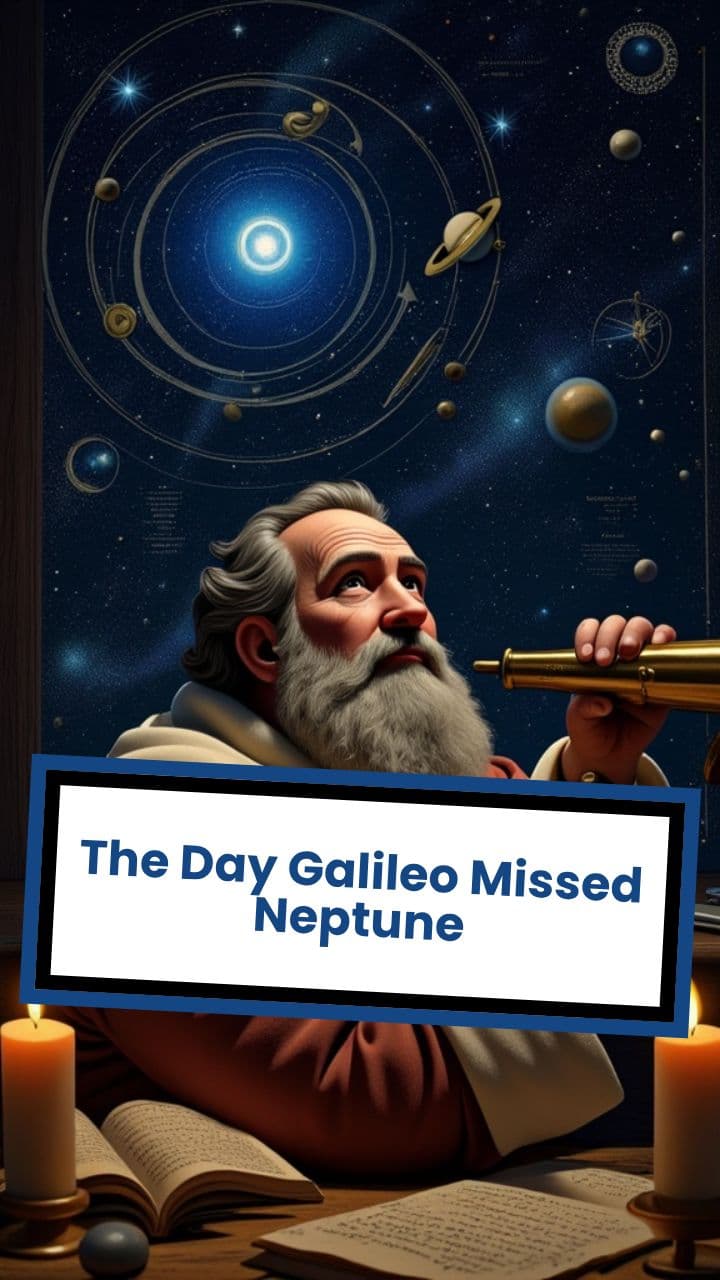 The Day Galileo Missed Neptune