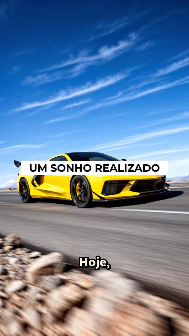O Grande Presente: Corvette Amarelo
