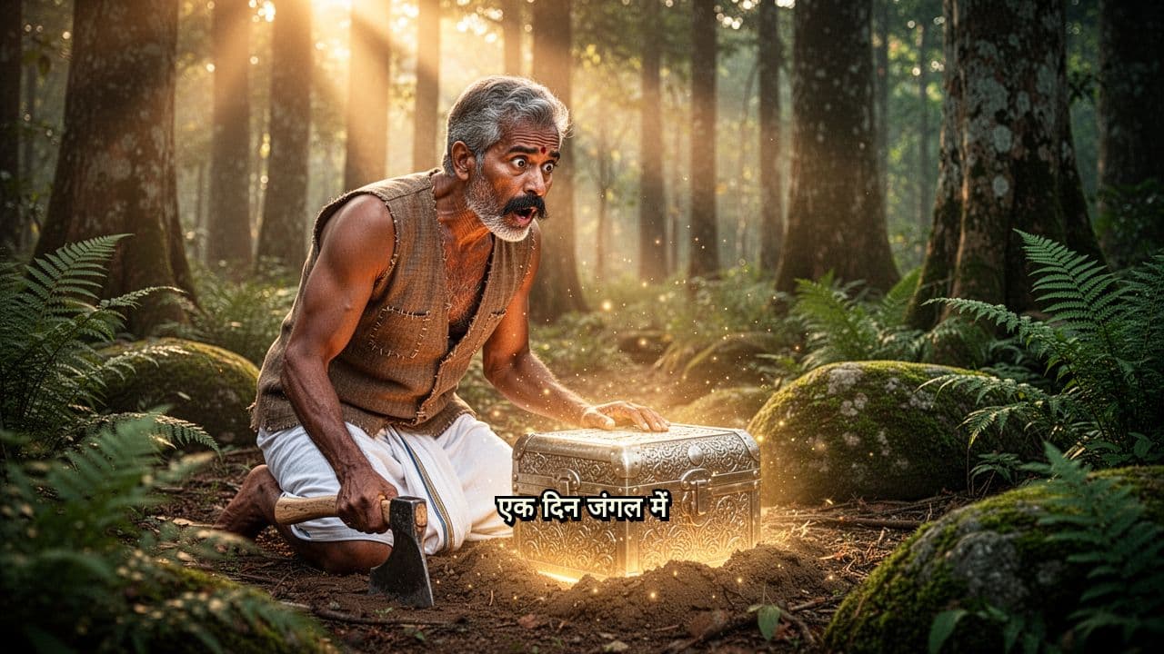 जब लकड़हारे को मिला जादुई संदूक