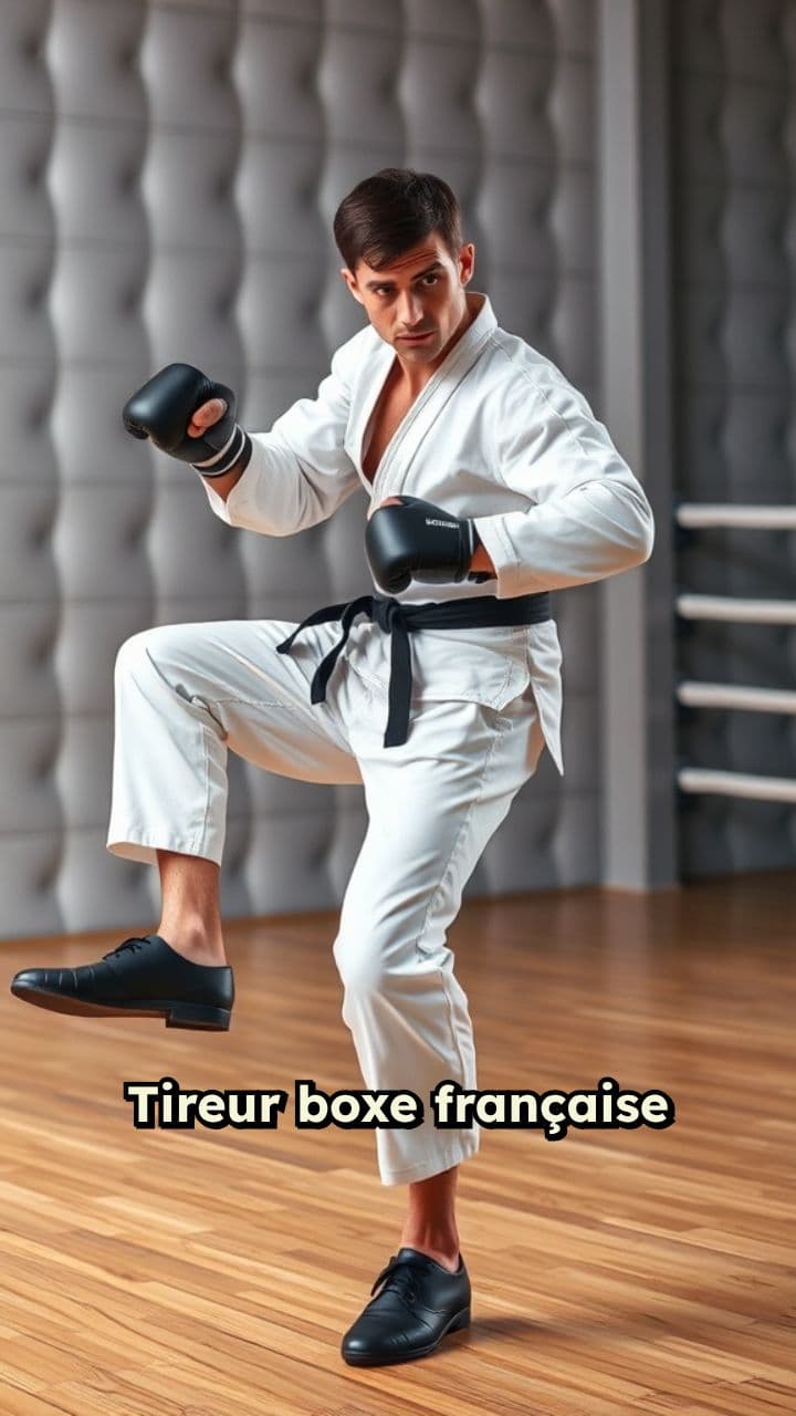 Boxe française : travail du pas de décalage