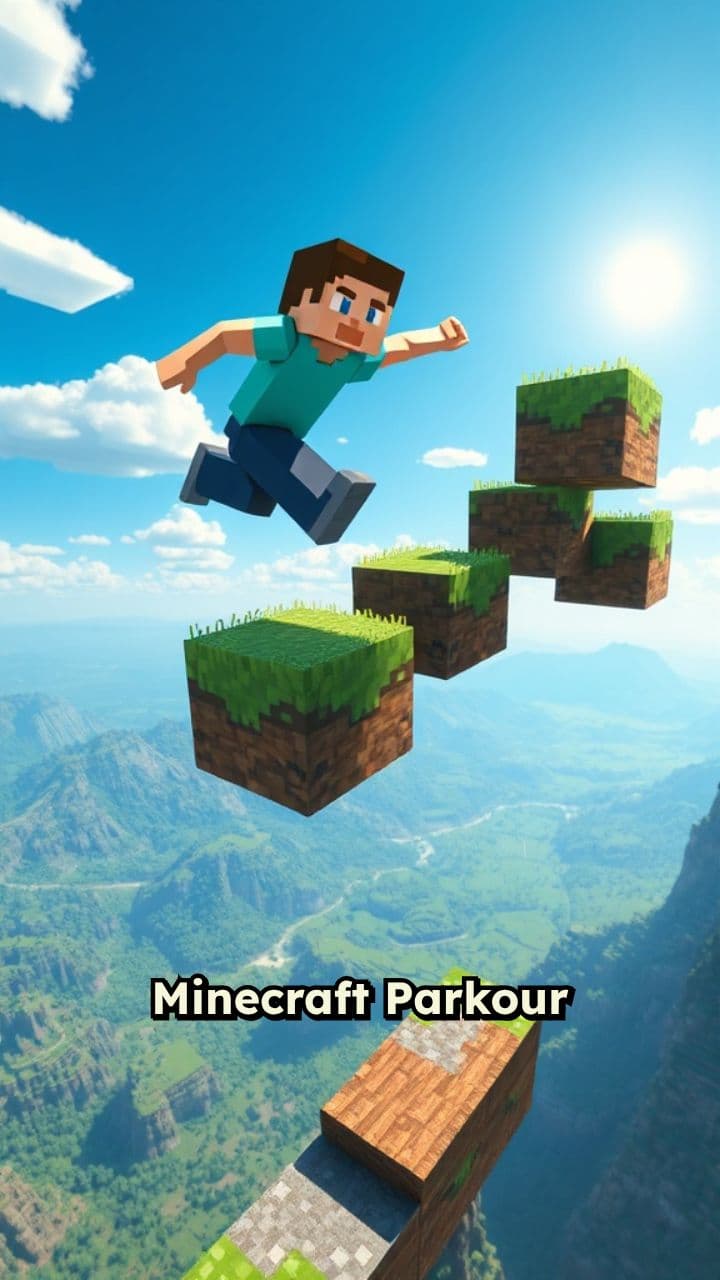 5-Minute Minecraft Parkour Clips