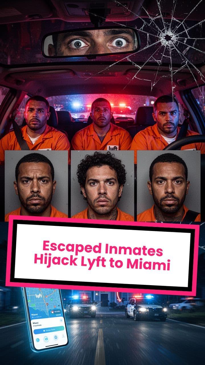 Escaped Inmates Hijack Lyft to Miami