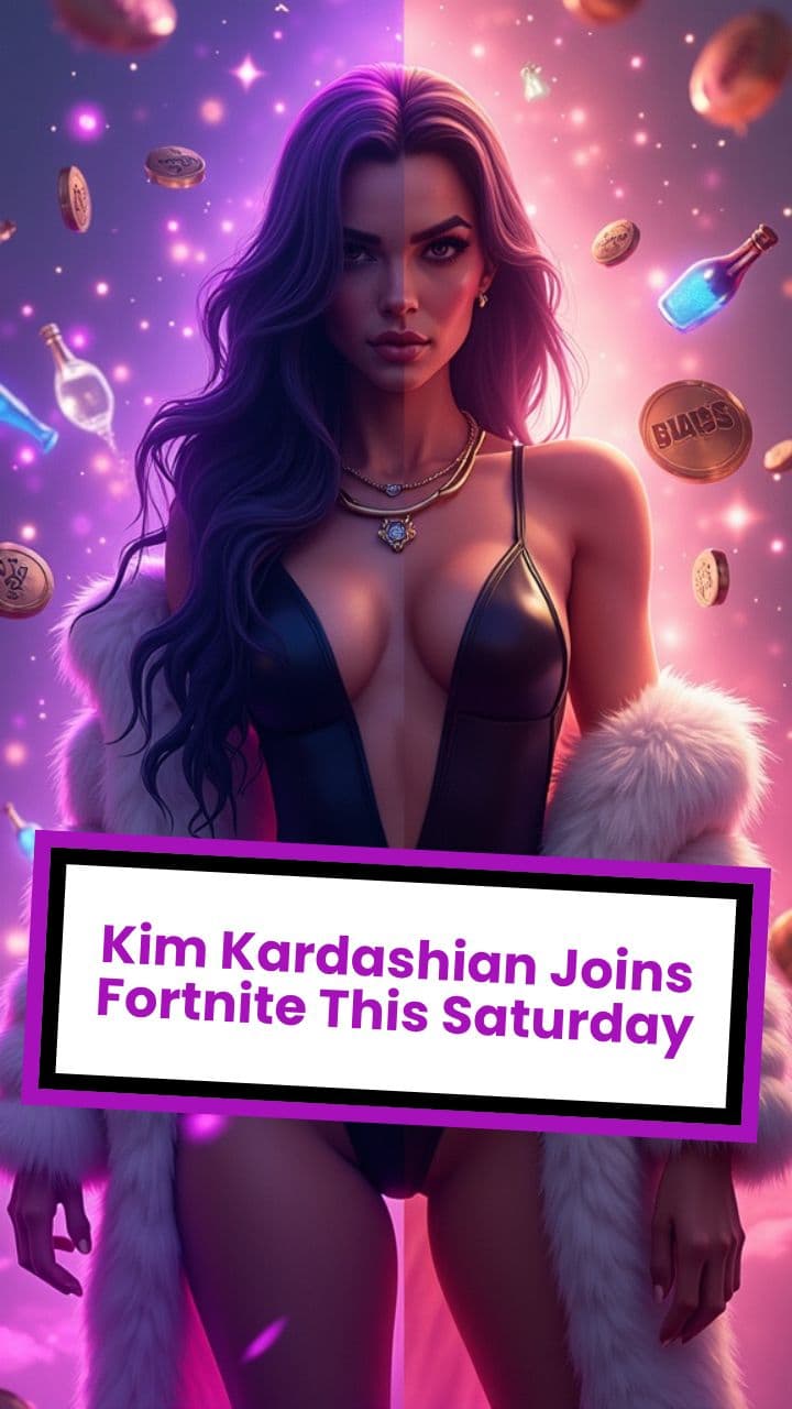 Kim Kardashian Joins Fortnite This Saturday