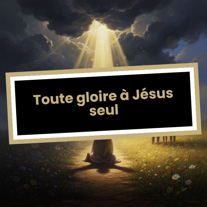 Toute gloire à Jésus seul