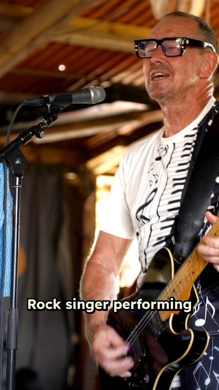 Energetic Rock Performance for 45,000 Fans