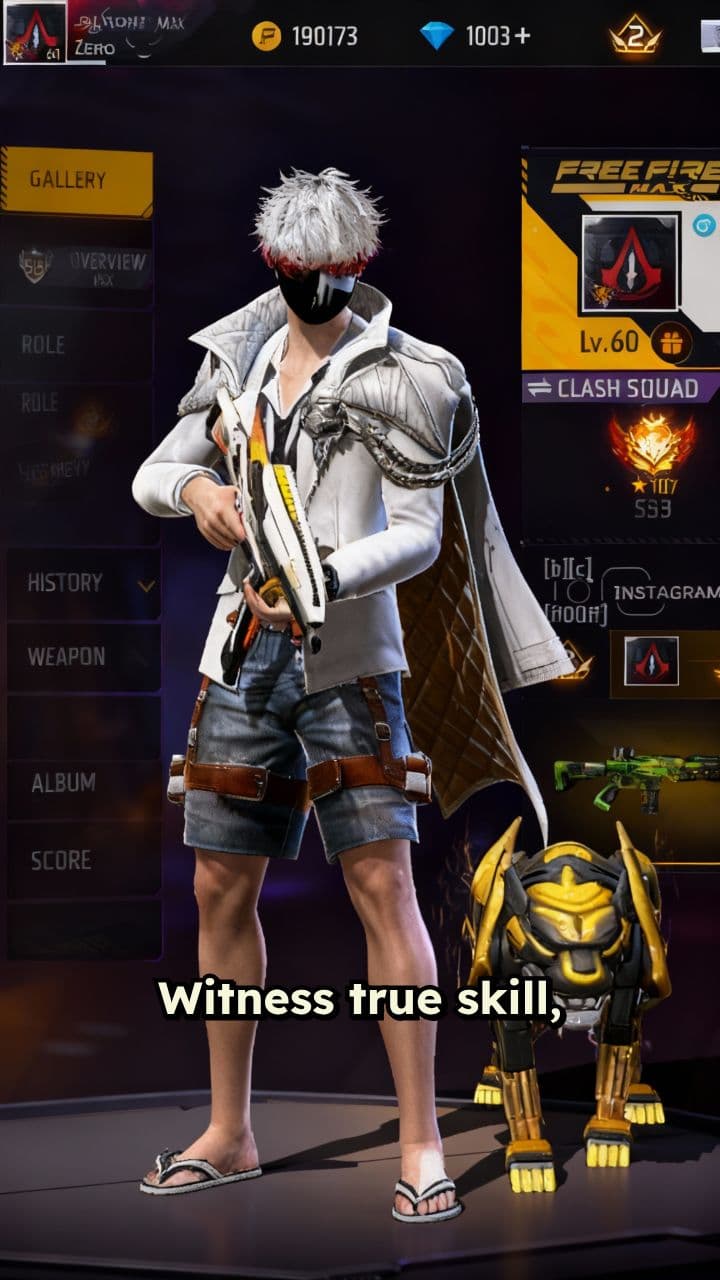 Free Fire MAX x Gojo: Unleashed Power Montage