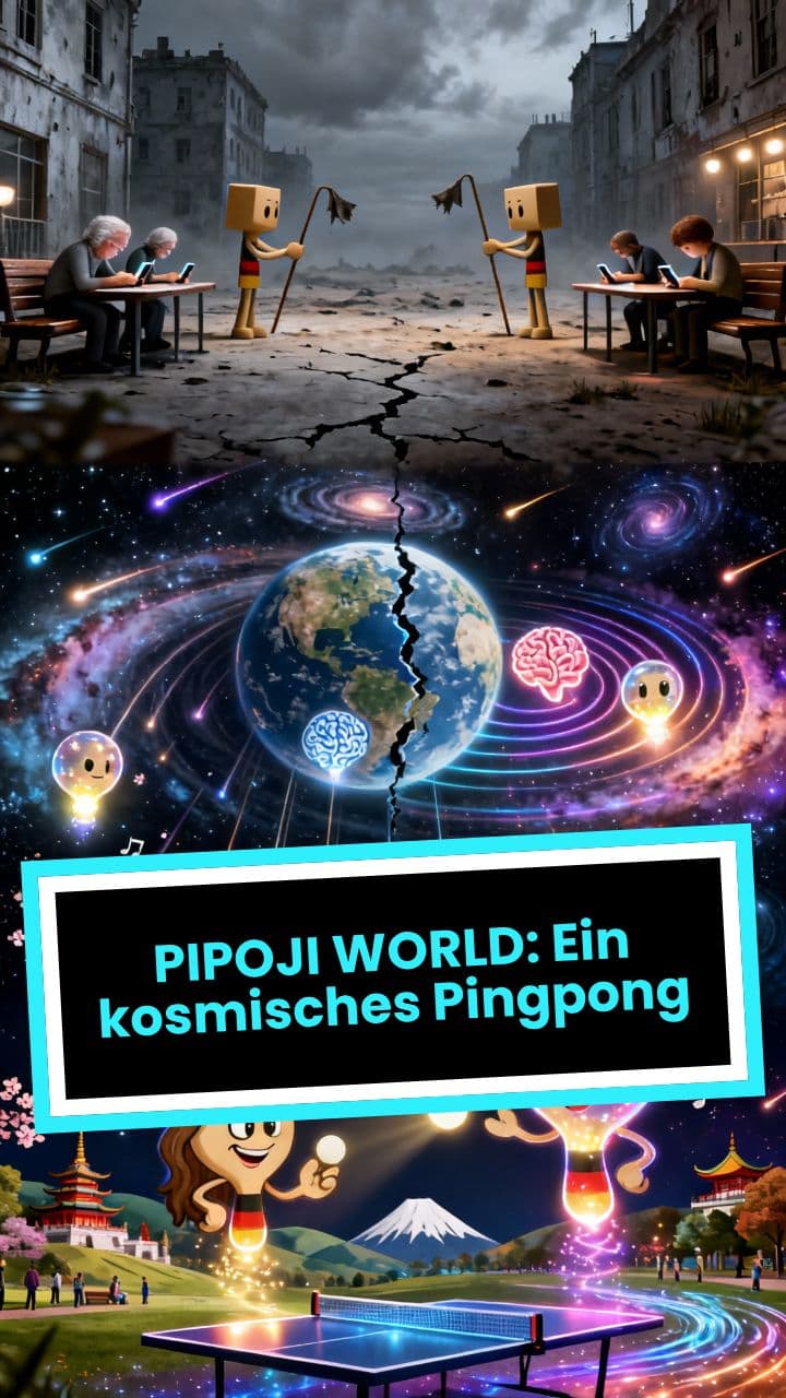 PIPOJI WORLD: Ein kosmisches Pingpong