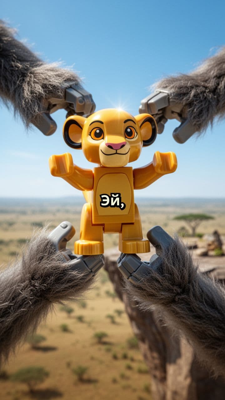 Лего-пародия на «Короля Льва»