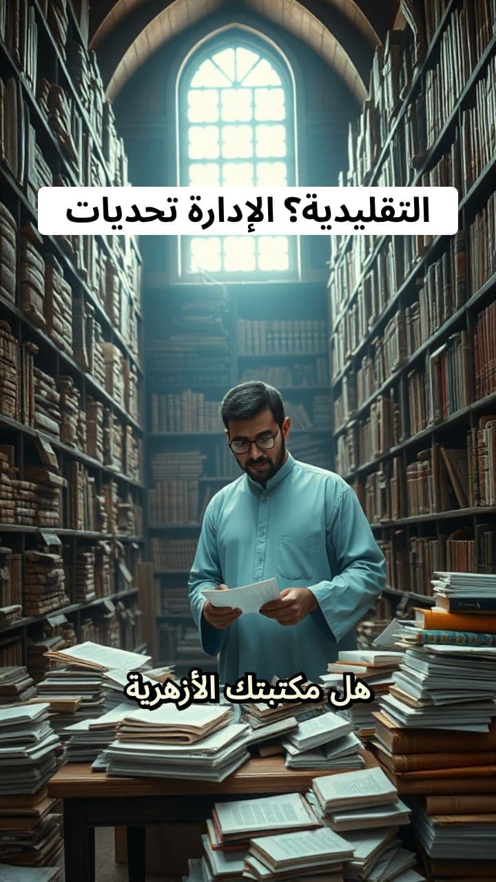 إدارة المكتبة الأزهرية الإلكترونية