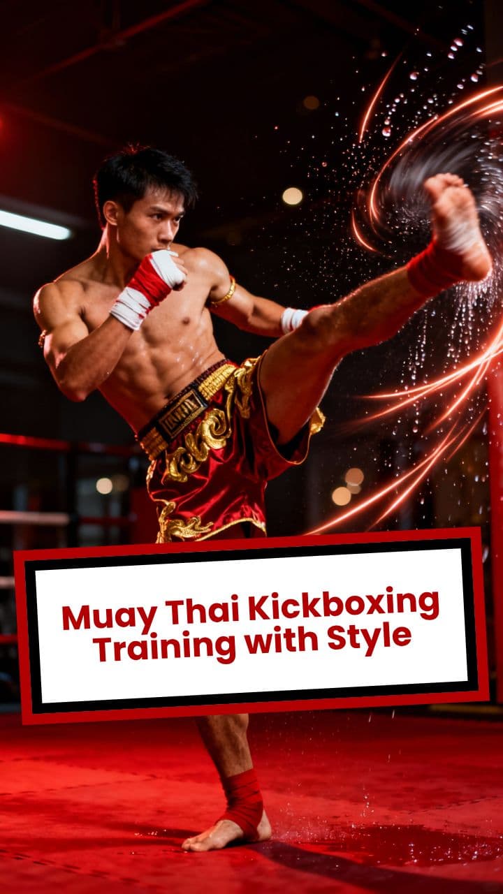 Muay Thai Kickboxing Training with Style