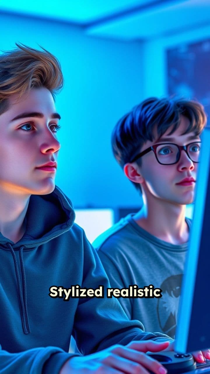 Neon Gaming Room Vibes