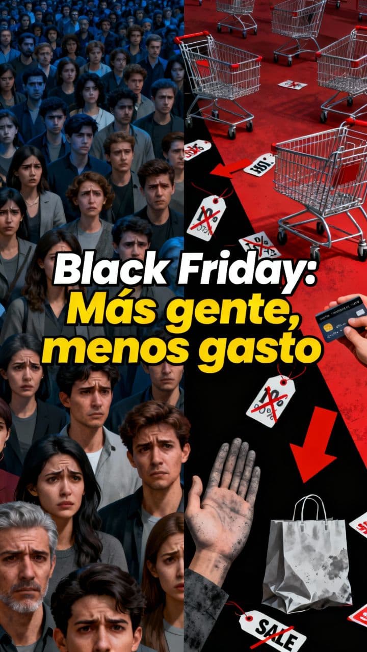 Black Friday: Más gente, menos gasto