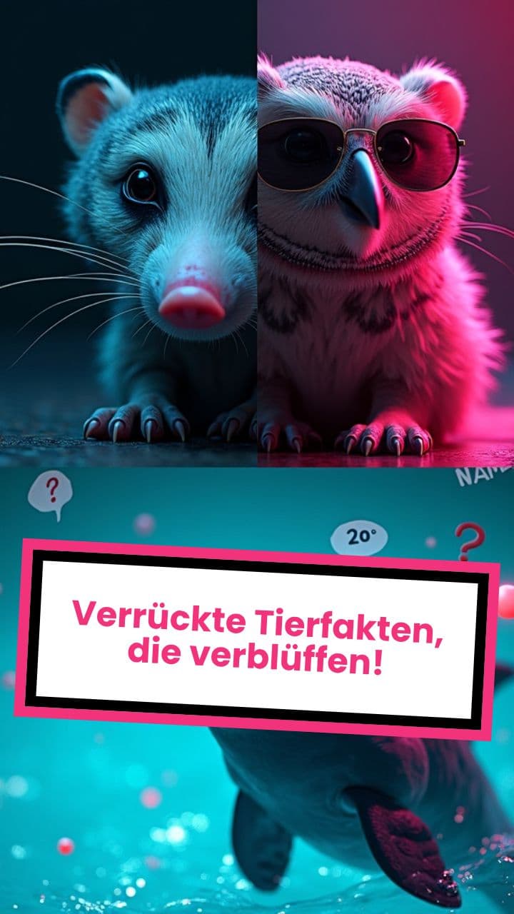 Verrückte Tierfakten, die verblüffen!