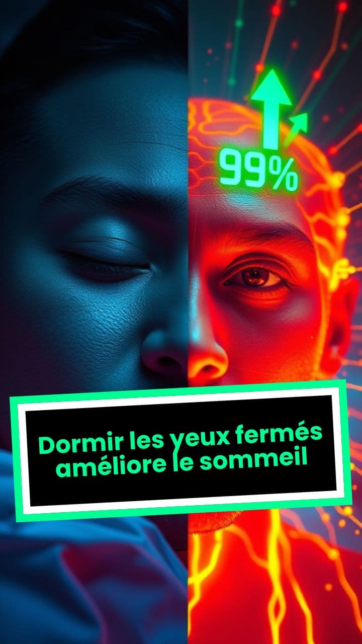 Dormir les yeux fermés améliore le sommeil
