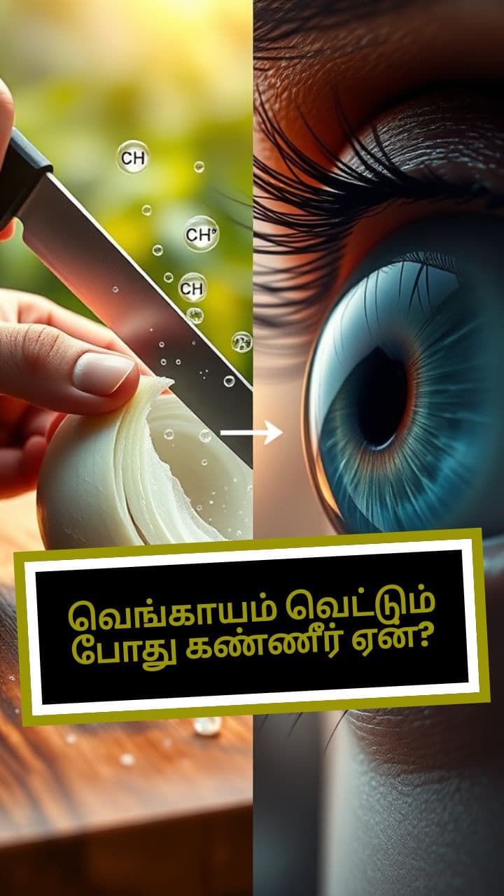வெங்காயம் வெட்டும் போது கண்ணீர் ஏன்?