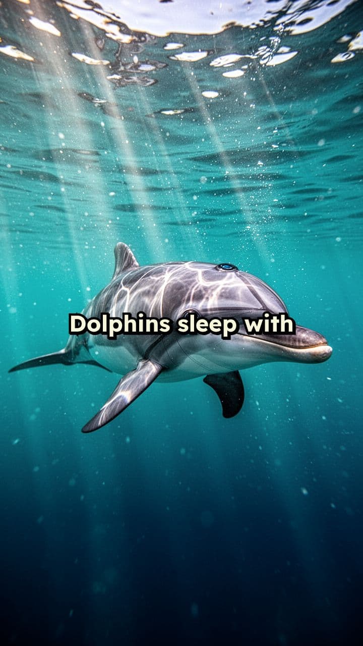 Why Dolphins Sleep With One Eye Open