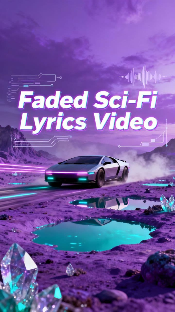Faded Sci-Fi Lyrics Video