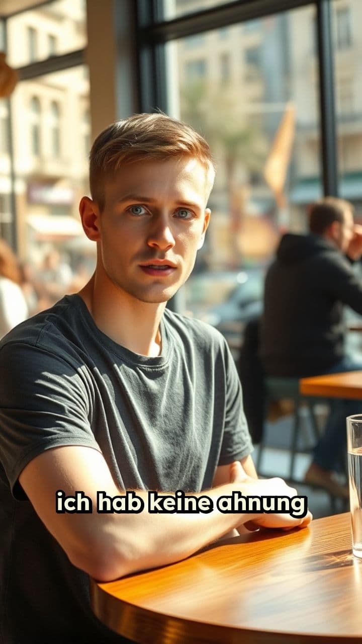 Keine Ahnung, was gesagt wurde