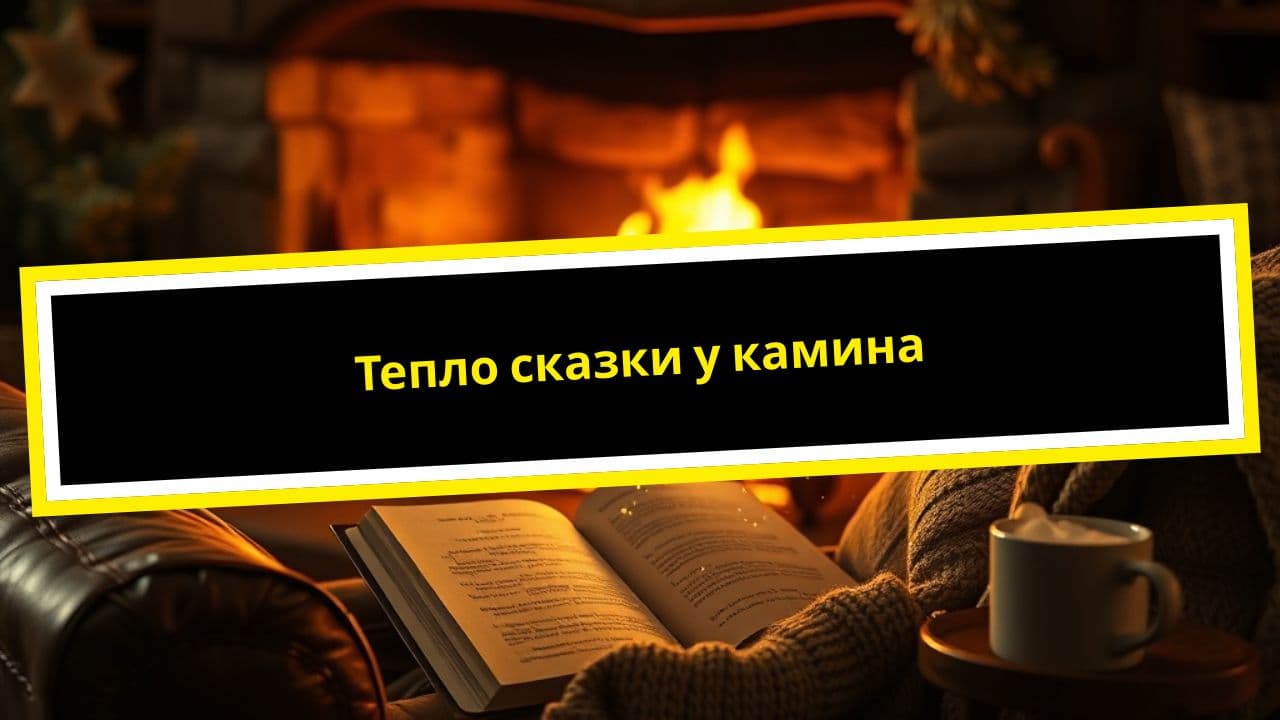 Тепло сказки у камина