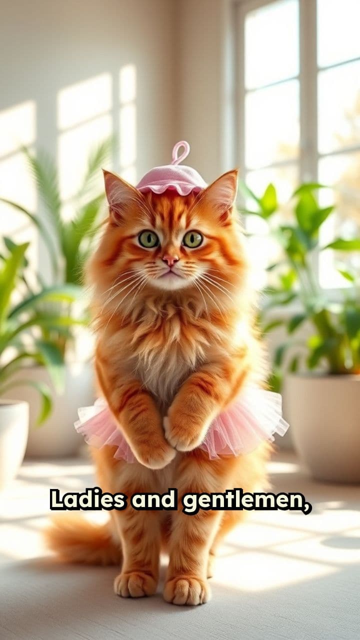 The Dancing Pink Tutu Cat
