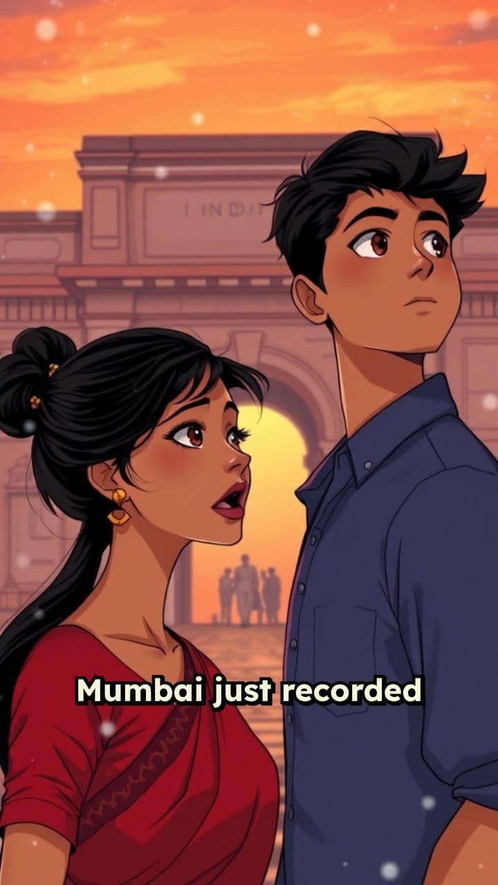 Mumbai Stunned by First Snowfall