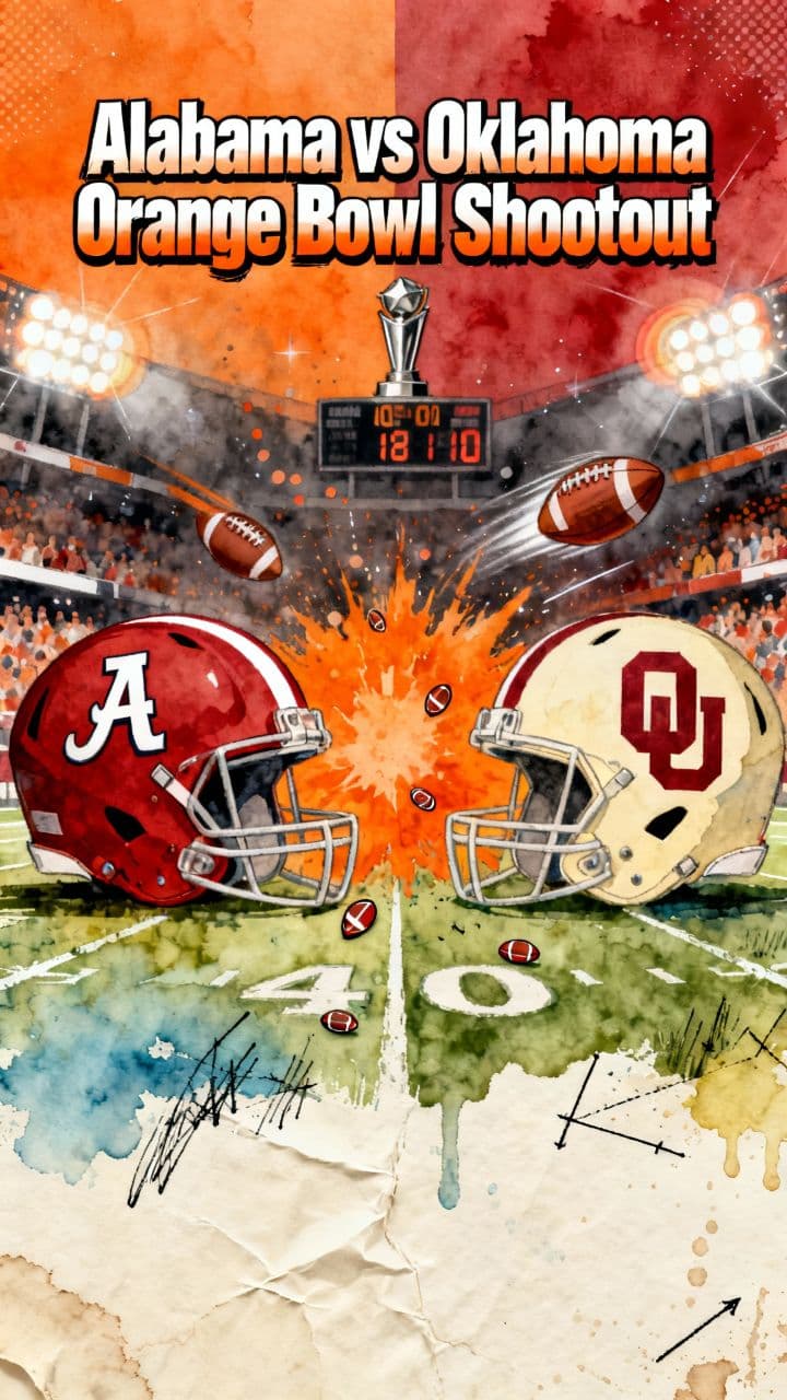Alabama vs Oklahoma Orange Bowl Shootout