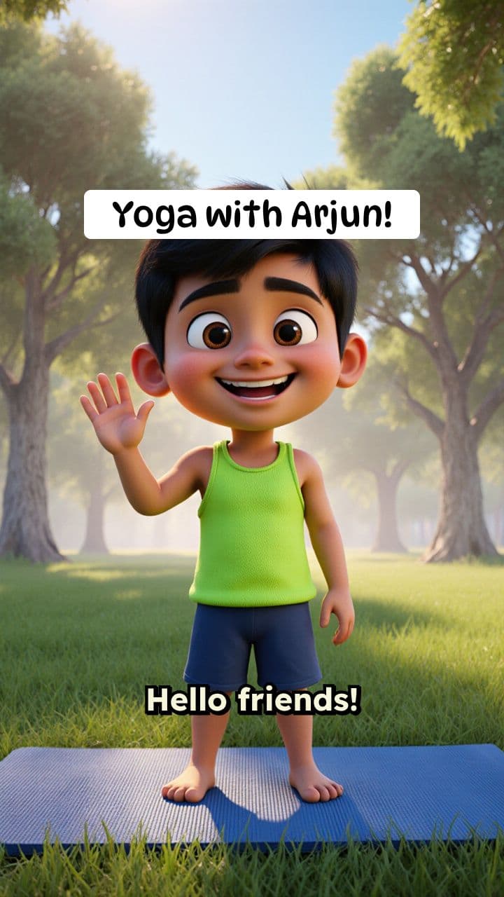 Little Boy Yoga - Padahastasana