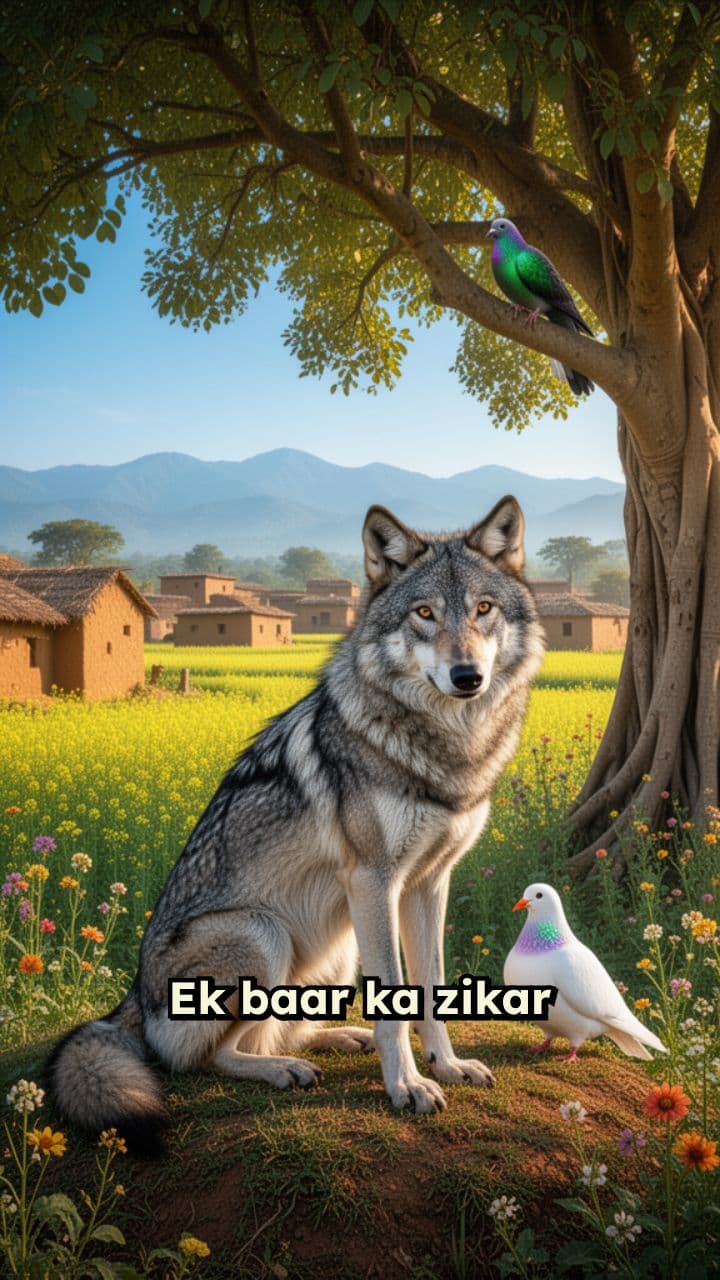 Kabutar Aur Bhediya Ki Dosti