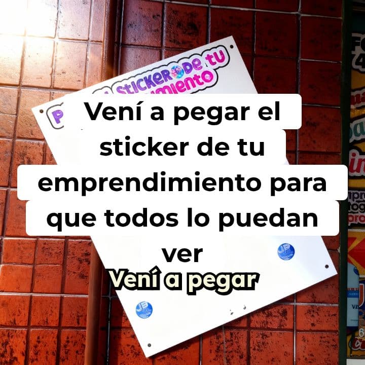 Invitación Stickers Emprendimiento