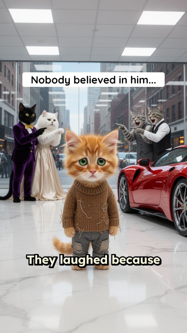 A Kitten's Hard-Earned Dream