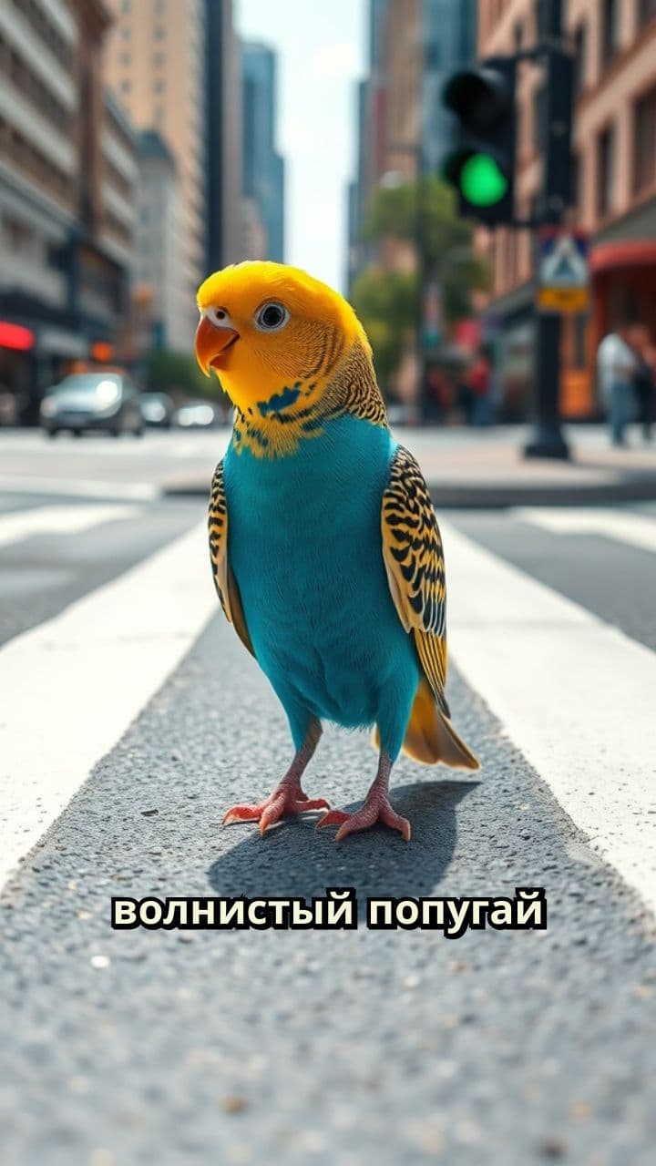 Попугай и правила дорожного движения