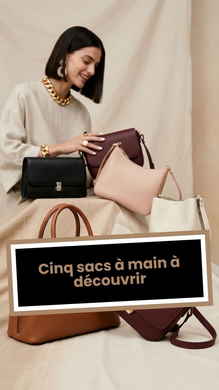 Cinq sacs à main à découvrir