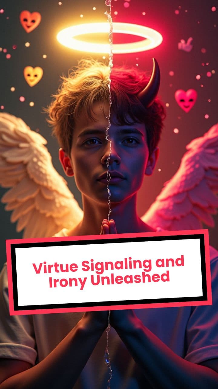 Virtue Signaling and Irony Unleashed