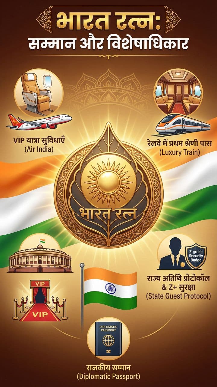 भारत रत्न: सम्मान और विशेषाधिकार