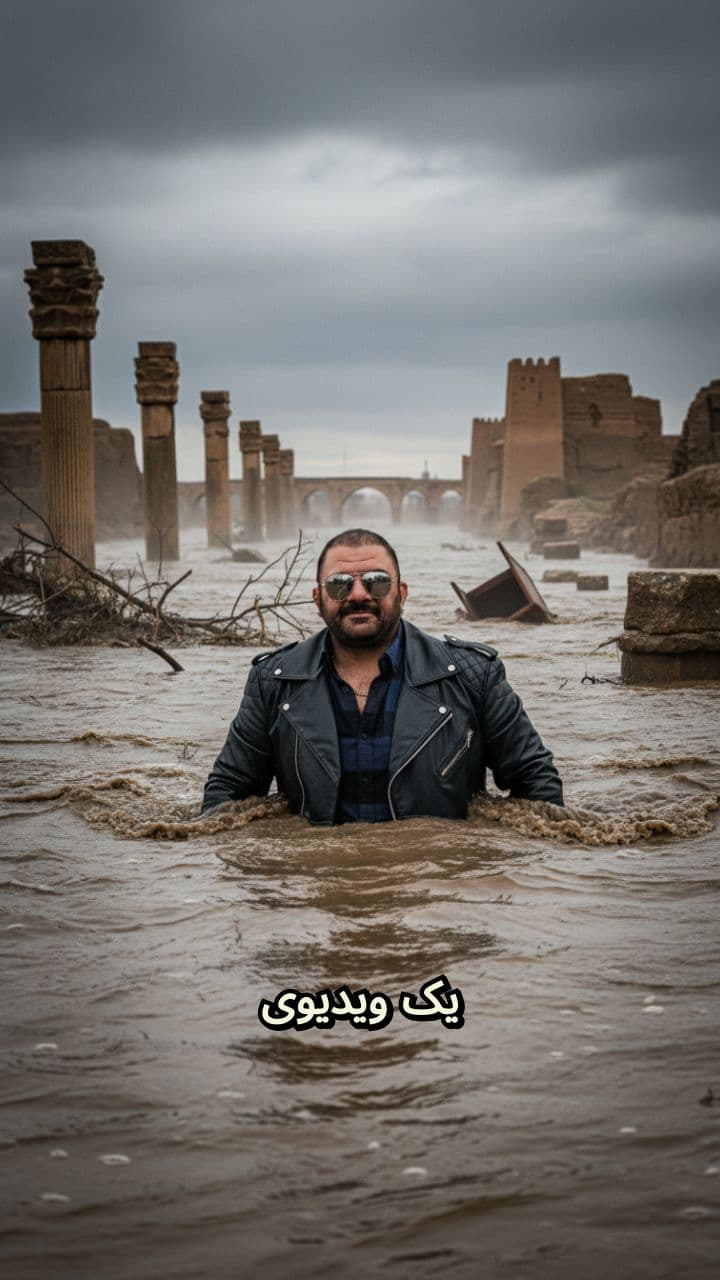 ویدیوی ۵ ثانیه‌ای آسیب‌های آبی شوش و دزفول